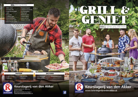 Folder met Producten voor op de BBQ
